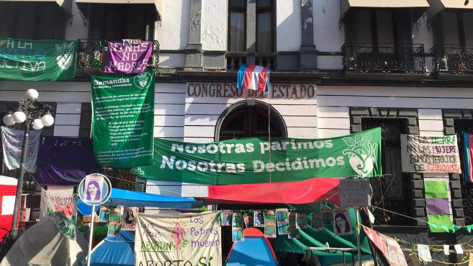 feministas en el congreso